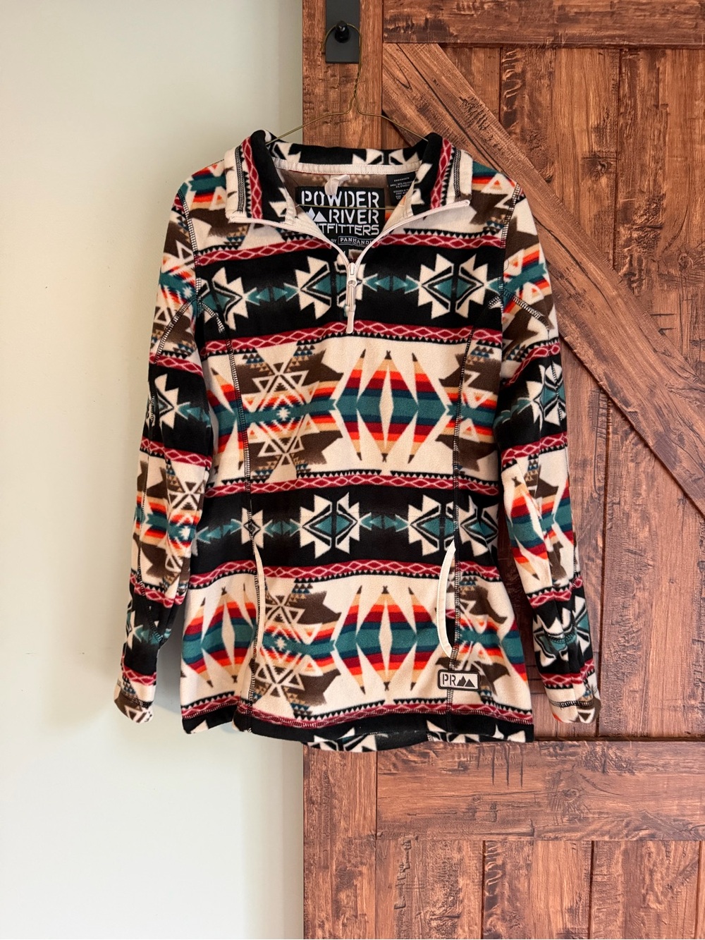 Powder River Outfitters Women’s Aztec Zip-Up Fleece - Multi